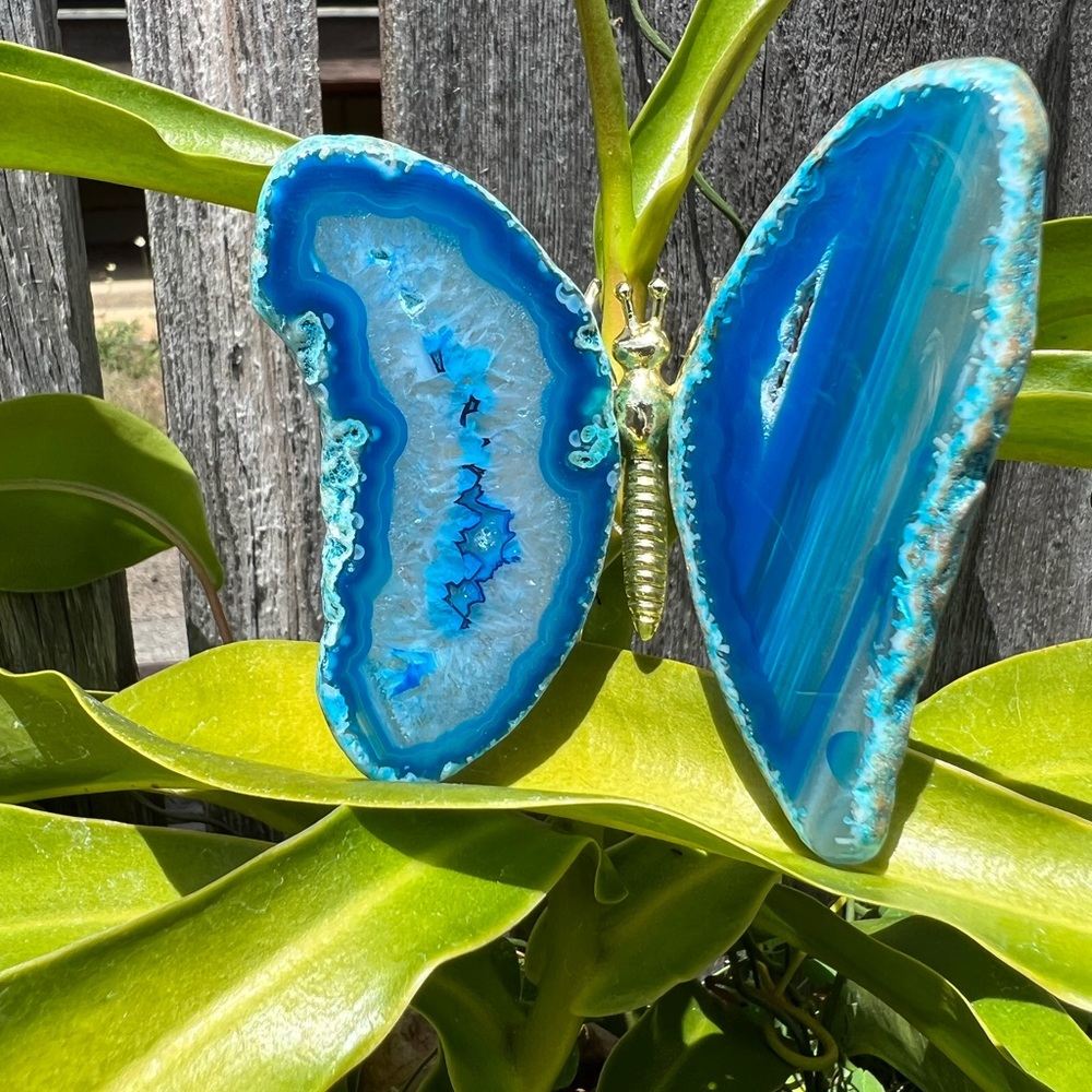 Crystal Butterfly, crystal carvings, crystal decor